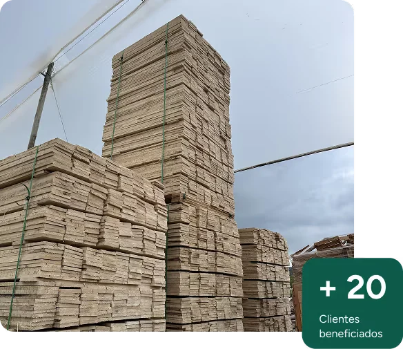 Estibas de madera para empresas de Medellín